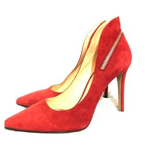 Nine West red pumps